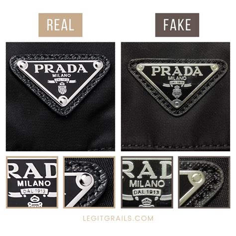 vintage prada real or fake|authentic prada logo.